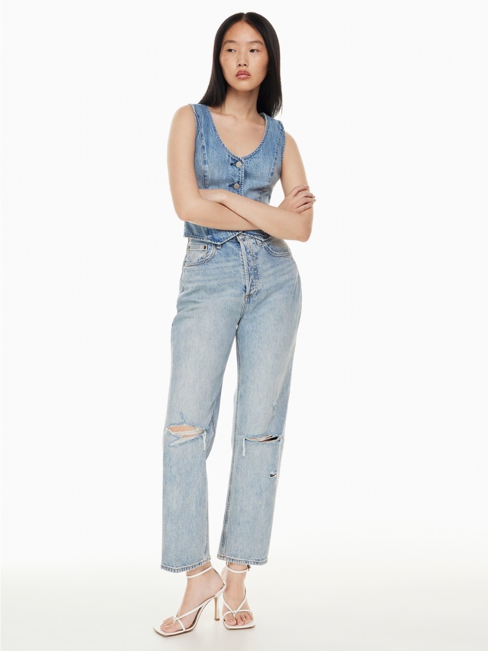 DENIM FORUM The Joni High Rise Loose Jean